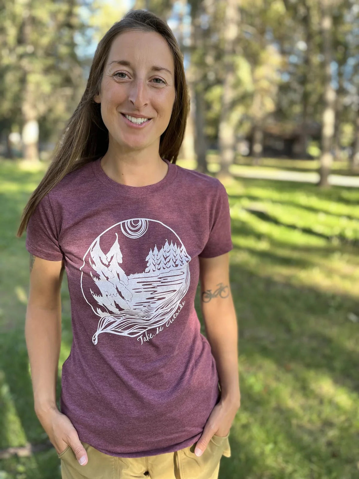 Women's Circle Forest - Heather Wine