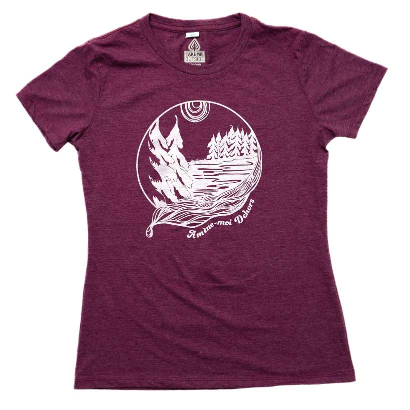 Women's Circle Forest (French) - Heather Wine