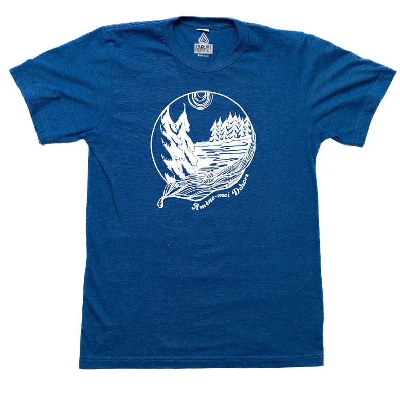 Men's Circle Forest (French) - Heather Navy