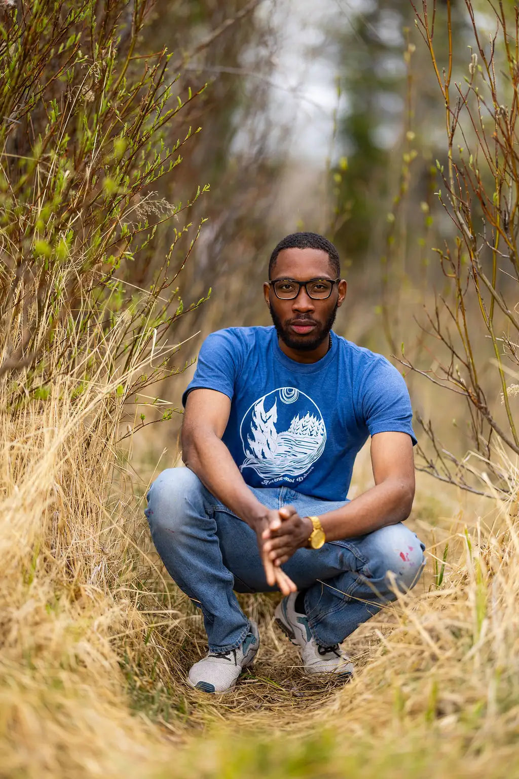 Men&#39;s Circle Forest (French) - Heather Navy