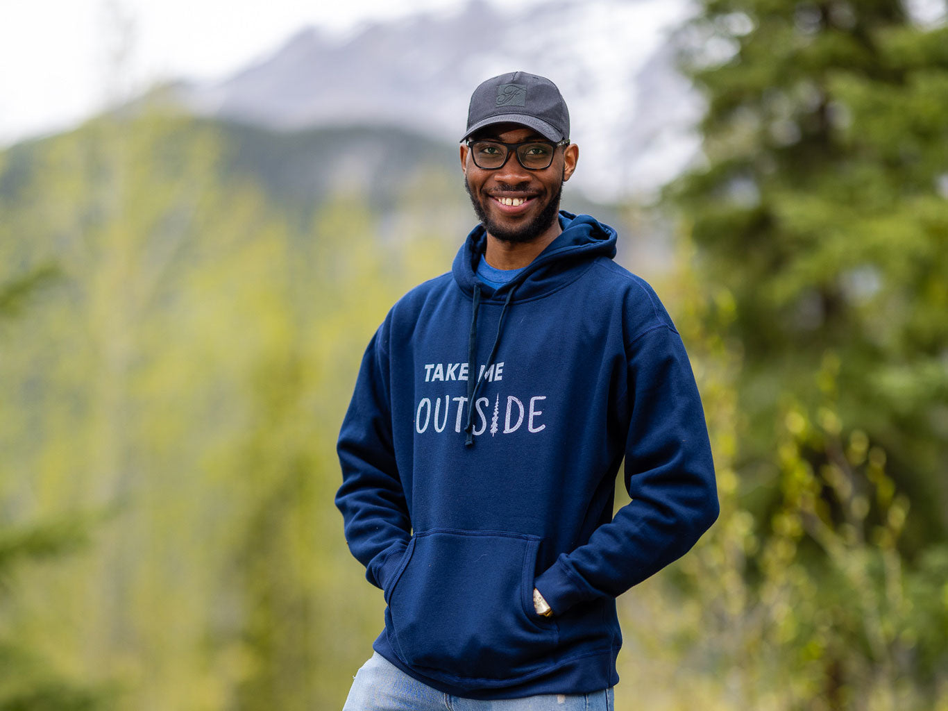 Take Me Outside Hoodie - Navy