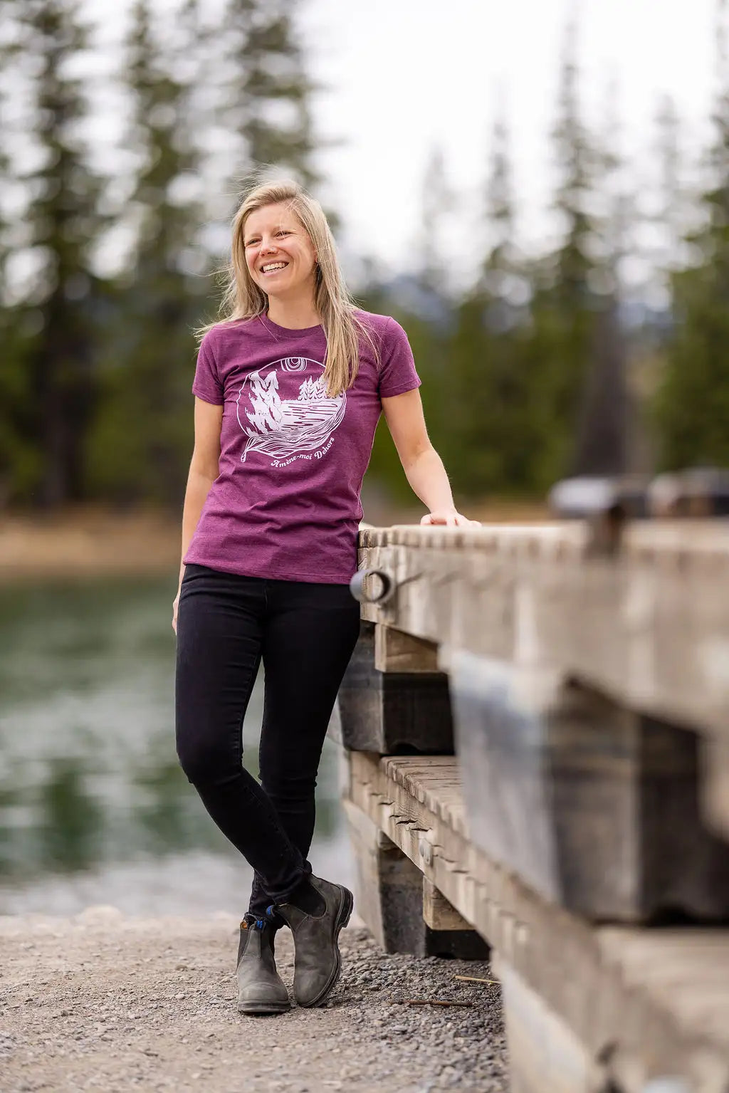 Women's Circle Forest - Heather Wine