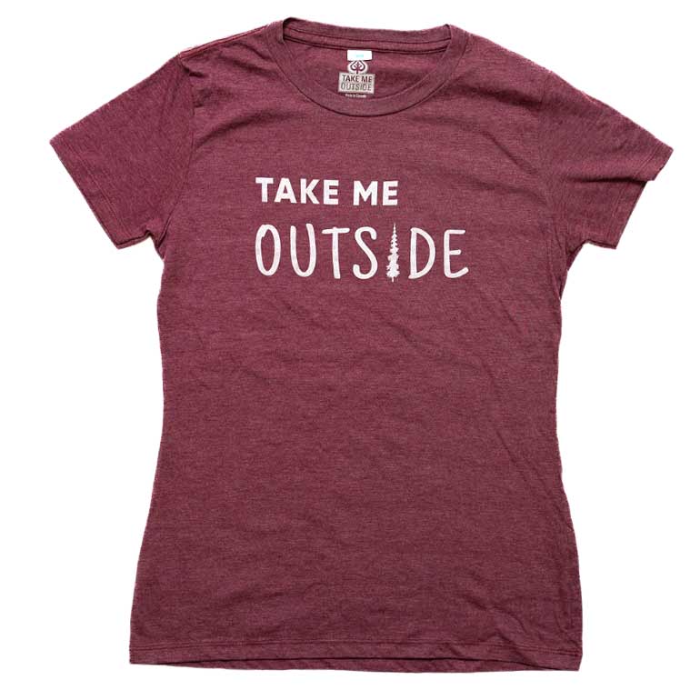 Women's Take Me Outside - Heather Wine
