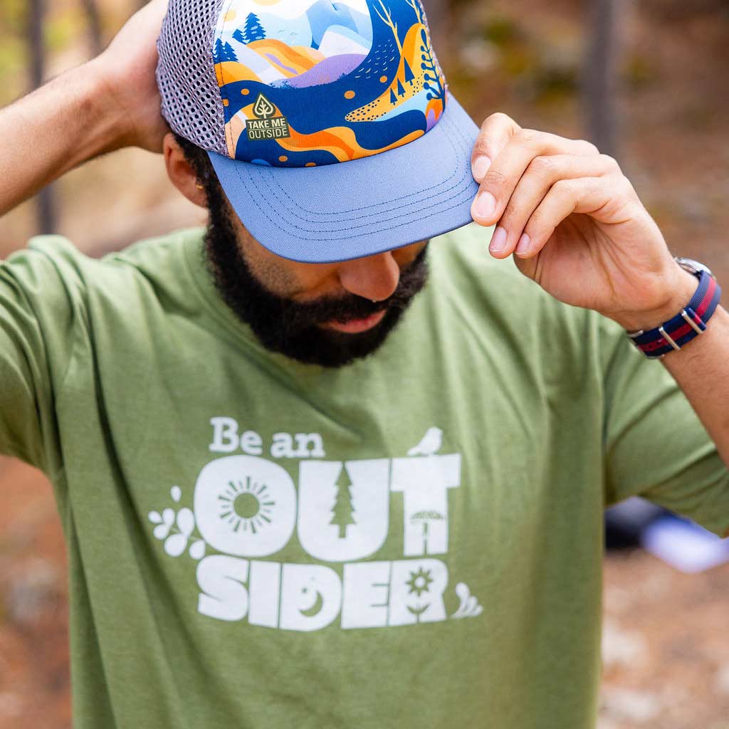 Men&#39;s Be An Outsider - Leaf Green