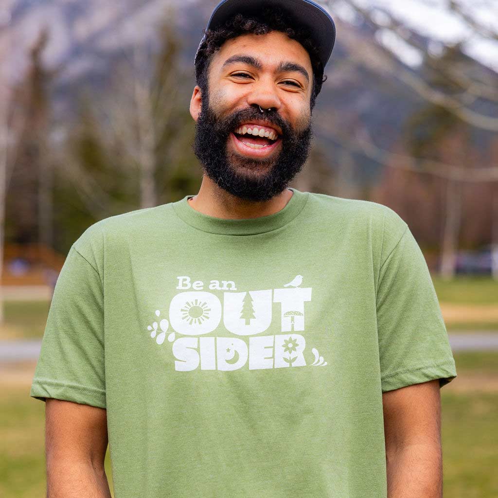 Men&#39;s Be An Outsider - Leaf Green