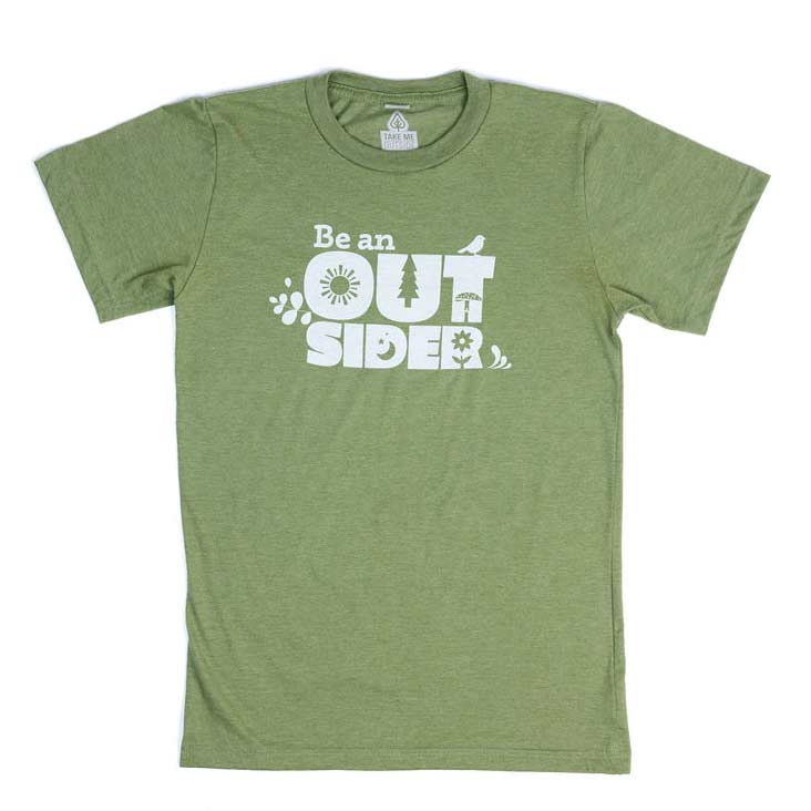 Men's Be An Outsider - Leaf Green