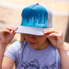 Adult Treeline Trucker Hat - Teal