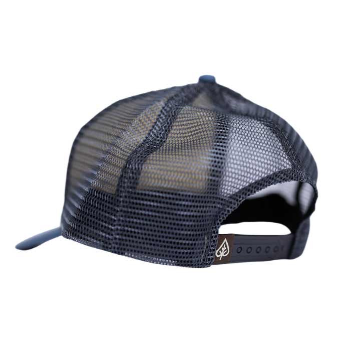 Adult Flower Power Trucker Hat - Blue