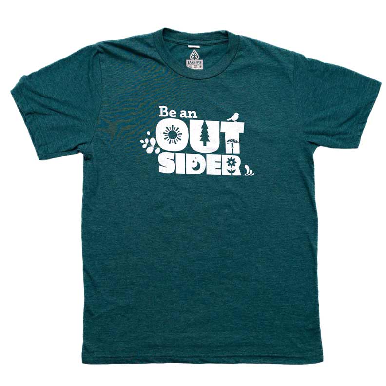 Men's Be An Outsider - Heather Teal