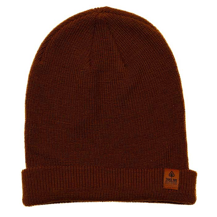 Brown Merino Wool Toque