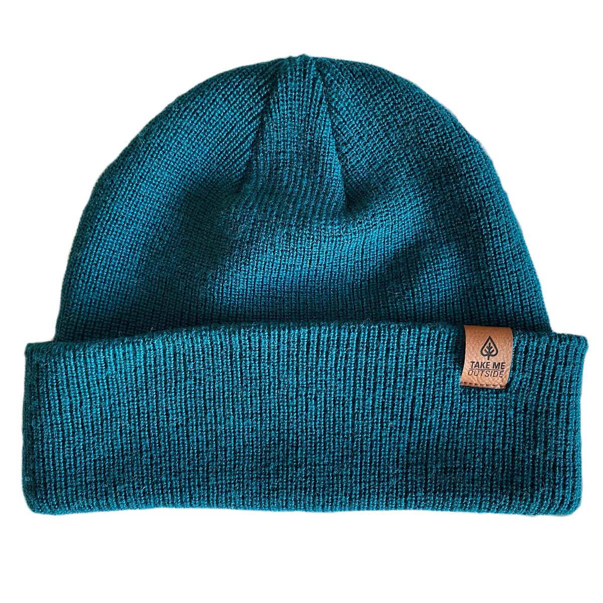 Pine Green Merino Wool Toque